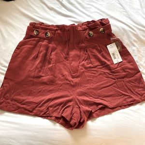 Women’s ANA paper bag waist shorts - Size 12 - NWT